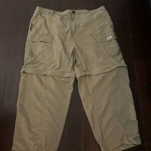 Magellan Outdoors Khaki Convertible Cargo Pants